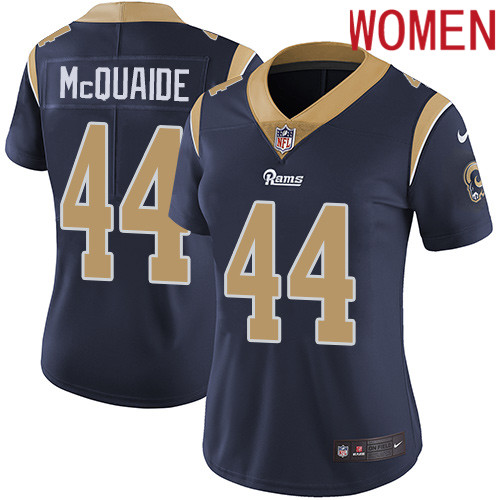 2019 Women Los Angeles Rams #44 McQuaide dark blue Nike Vapor Untouchable Limited NFL Jersey->women nfl jersey->Women Jersey